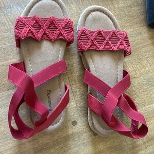 Bearpaw platform sandals